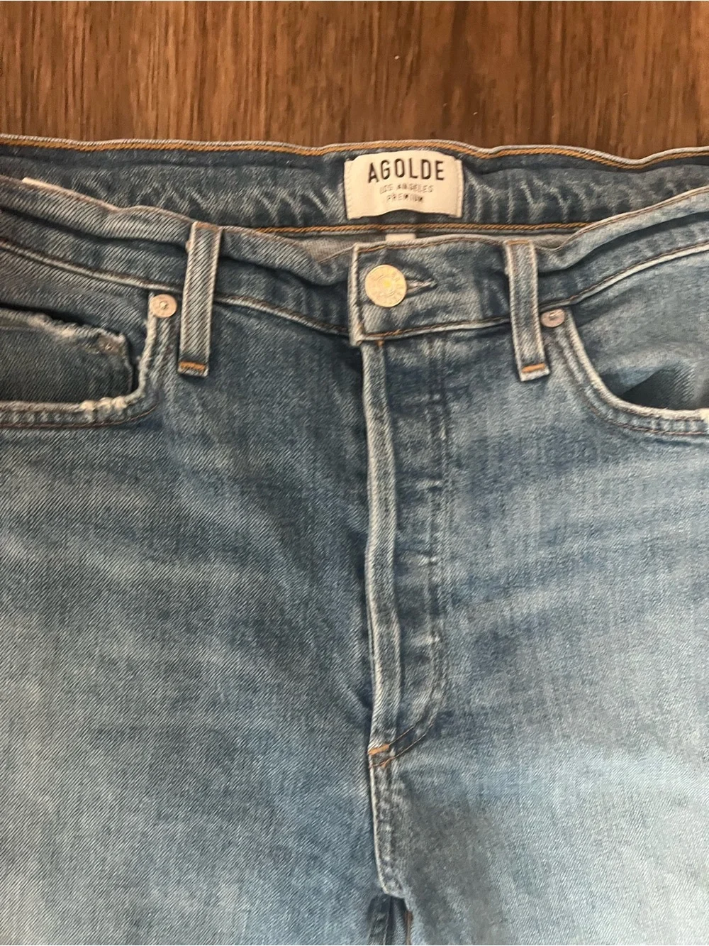 Agolde Women's Light Blue Boyfriend Jeans - Picture 10 of 11
